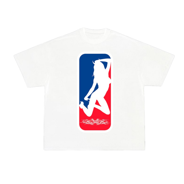 SHFTDSNT/NBA_01:WHITE TEE