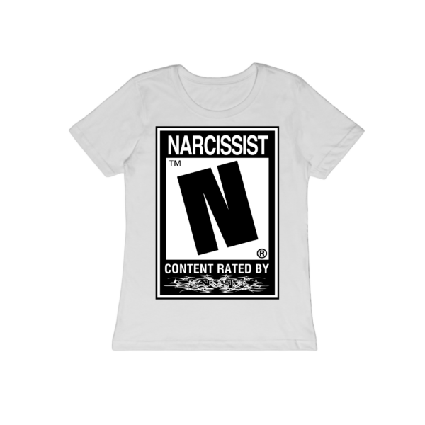 SHFTDSNT/NARCISSIST_01:WHITE [BABY] TEE